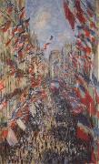 Claude Monet The Rue Montorgueil,3oth of June 1878 oil on canvas